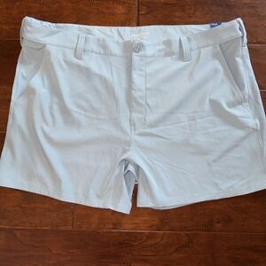 Huk Fishing Shorts Mens XXXL Performance Fabrics Grey Stretch 6" Inseam NWT